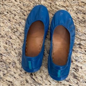 Size 7 Well Loved/Worn Cobalt Tieks